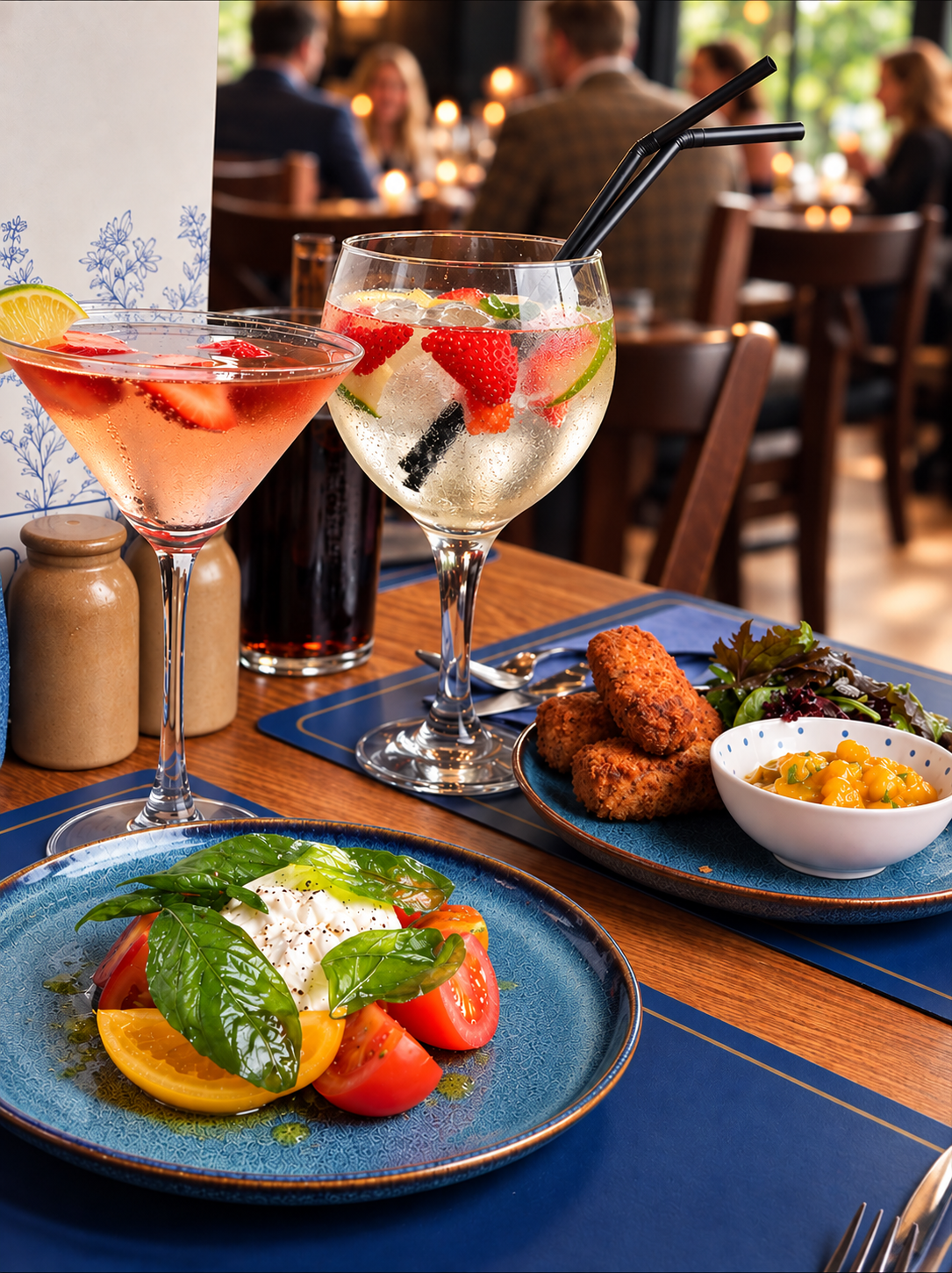 Bar food and drinks at The Prince of Wales